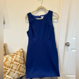 Blue lined J. Crew dress. Size 14. Excellent condition! Perfect for work.